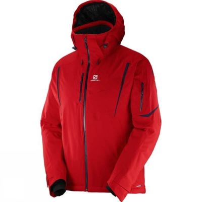 Chaquetas Salomon Enduro Hombre Rojas - Chile GNA018476